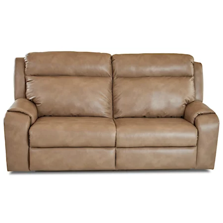 Two Seat Power Reclining Sofa with Power Headrests / Lumbar and USB Charging Ports